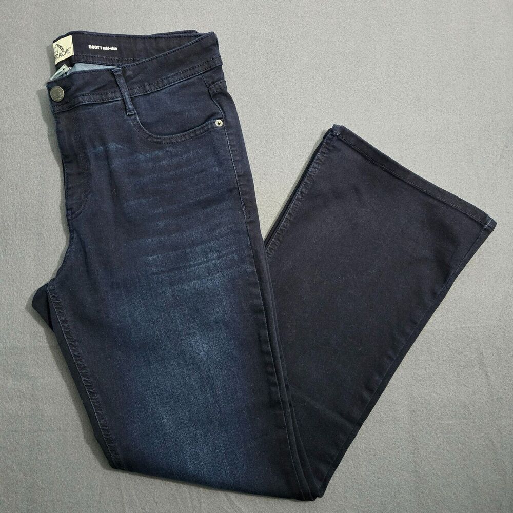 Jordache Jeans Women 14 Dark Wash Mid Rise Bootcut